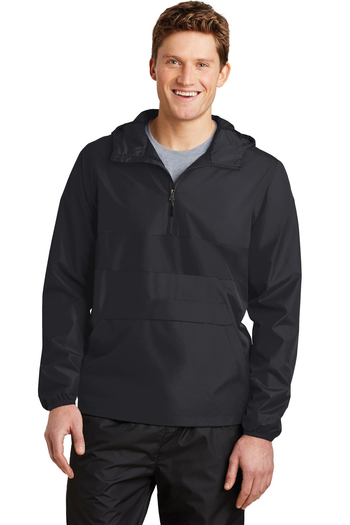 Sport-Tek ® Zipped Pocket Anorak. JST65